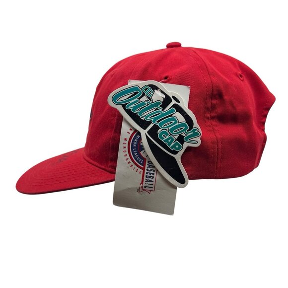 Memphis Redbirds MiLB Vintage Snapback Hat Cap Retro Autographed Deadstock 90's - Picture 3 of 11